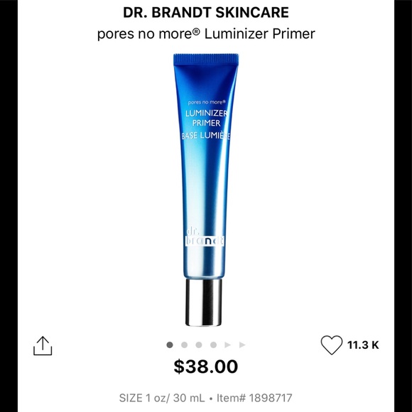 DR BRANDT SKINCARE PORES NO MORE LUMINIZER PRIMER